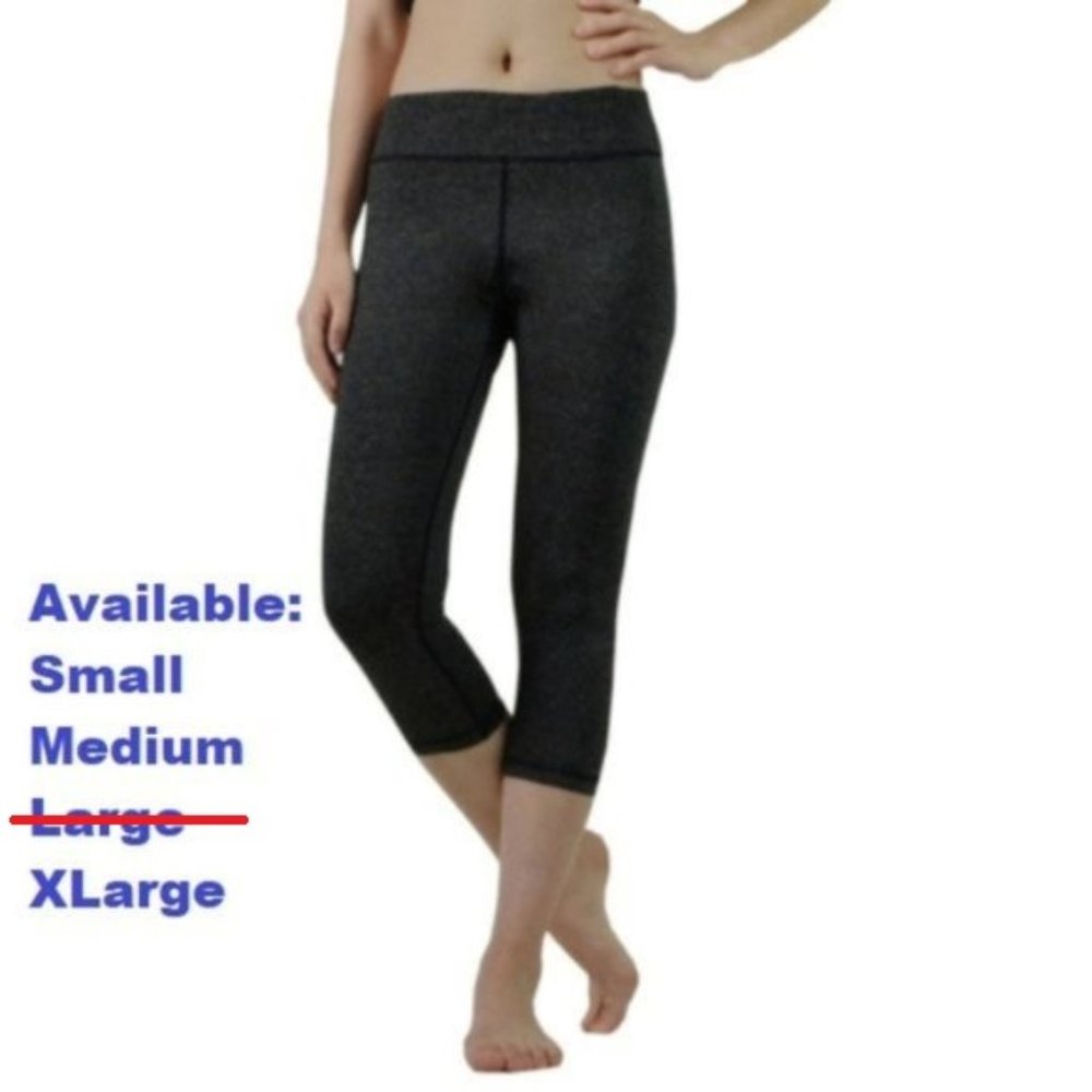 3/4 Dark Gray Leggings w/hidden pocket